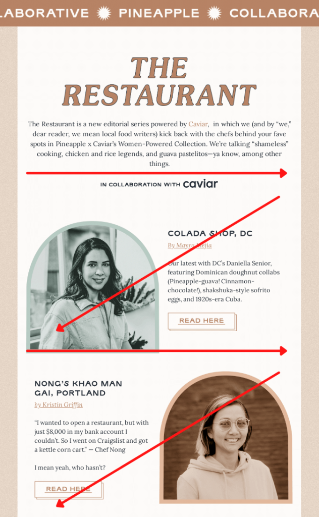 The Restaurant Z pattern layout design example