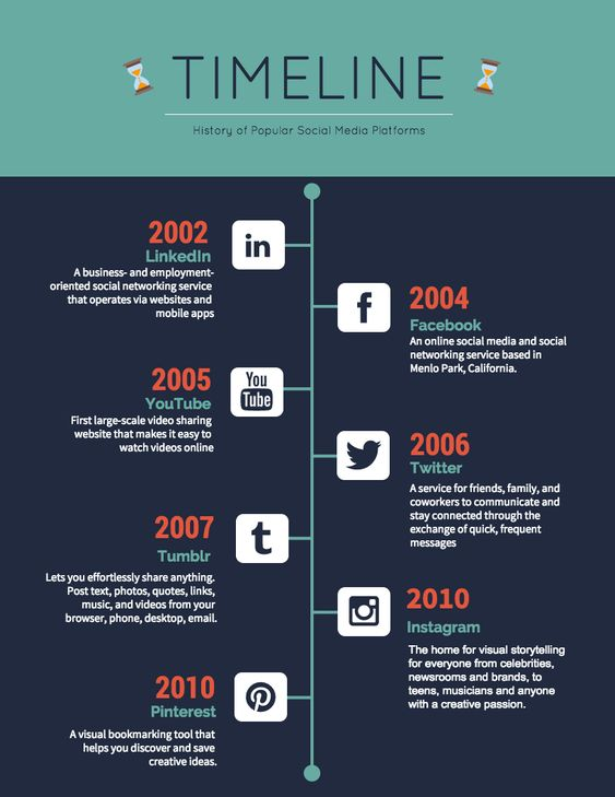 Venngage timeline infographic type example