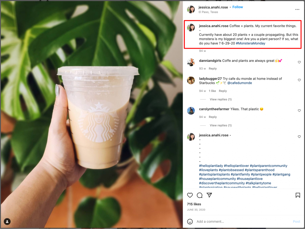 Starbucks Instagram influencer marketing campaign example